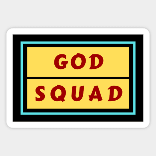 God Squad | Christian Typography Magnet